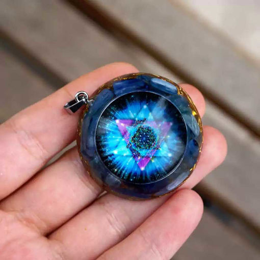 Picture of Mulany MN501 Orgone Pendant EMF Protection Necklace