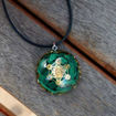 Picture of Mulany MN503 Malachite Orgone EMF Protection Necklace