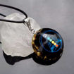 Picture of Mulany MN504 Obsidian Orgone EMF Protection Necklace