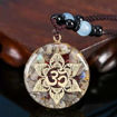 Picture of Mulany MN109 Garnet Orgonite Necklace