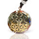 Picture of Mulany MN108 7 Chakra Flower of Life Orgonite Necklace