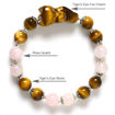 Picture of Mulany MB8050 Tiger Eye Stone With Fox Charm Healing Bracelet