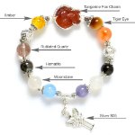 Picture of Mulany MB8057 Multicolor Stone With Fox Charm Healing Bracelet