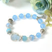 Picture of Mulany MB8005 Aquamarine Stone With Fox Charm Healing Bracelet