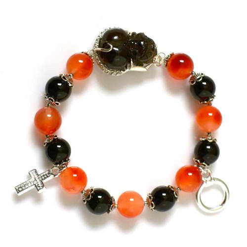 Picture of Mulany MB8009 Agate Stone With Pixiu Charm Healing Bracelet