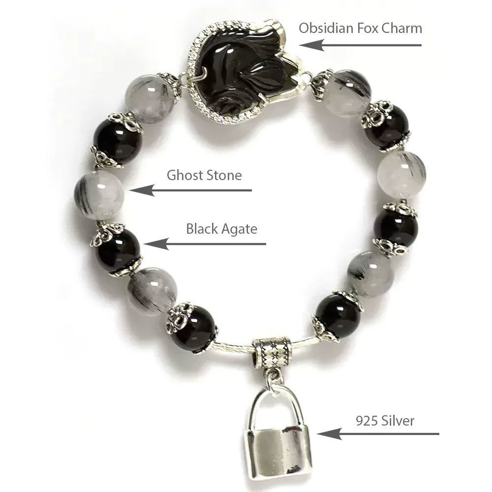 Hình ảnh Vòng Tay Mulany MB8010 Ưu Linh Thạch Và Charm Tỳ Hưu