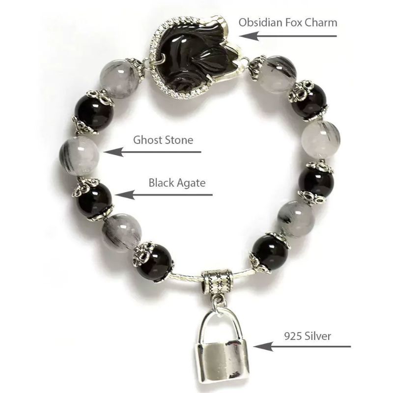 Hình ảnh Vòng Tay Mulany MB8010 Ưu Linh Thạch Và Charm Tỳ Hưu
