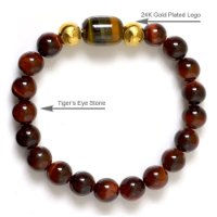 Picture of Mulany MB8033 Tiger Eye Stone Healing Bracelet