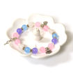 Picture of Mulany MB8041 Multi-Color Stone With Silver Charm Healing Bracelet