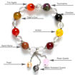 Picture of Mulany MB8056 Multicolor Stone With Beads Charm Healing Bracelet