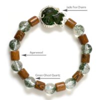 Picture of Mulany MB9001 Agarwood With Fox Charm Healing Bracelet