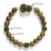 Picture of Mulany MB9002 Agarwood With Pixiu Charm Healing Bracelet