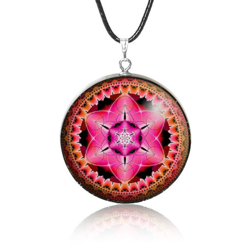 Picture of Mulany MN305 Flower Of Life EMF Protection Orgone Pendant