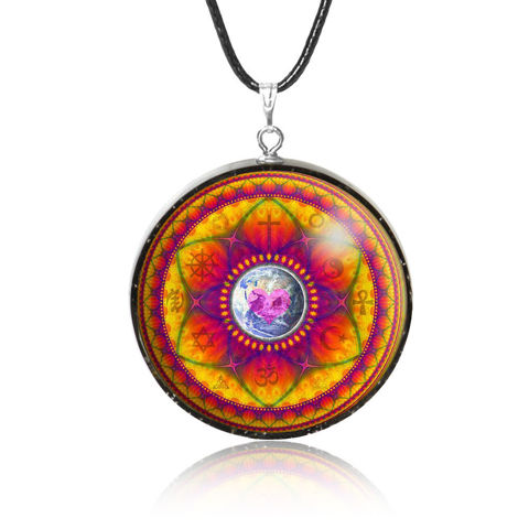 Picture of Mulany MN314 Peace On Earth EMF Protection Orgone Pendant