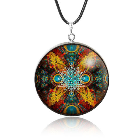 Picture of Mulany MN315 Star Matrix EMF Protection Orgone Pendant