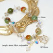 Picture of Mulany MB202 Green Natural Stone With Charm Healing Bracelet