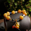 Picture of Mulany MB208 Natural Jade Bracelet Calabash Charm Bracelet