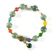 Picture of Mulany MB213 Natural Jade Gourd Charm Healing Bracelet
