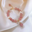 Picture of Mulany MB214 Strawberry Crystal Healing Bracelet