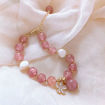 Picture of Mulany MB214 Strawberry Crystal Healing Bracelet