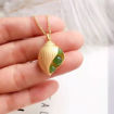 Picture of Mulany NL414 Chalcedony Conch Pendant Necklace