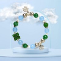 Hình ảnh Vòng Tay MB8040 Đá Ngọc Bích & Hải Lam Thạch