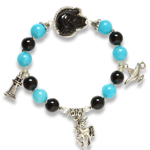 Picture of Mulany MB8045 Obsidian Jade With Fox Charm Healing Bracelet