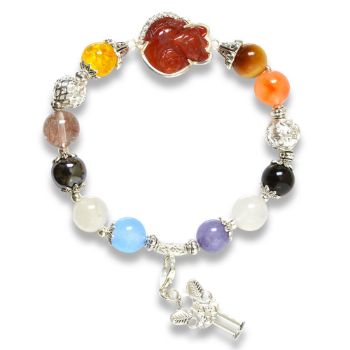 Hình ảnh Vòng Tay Mulany MB8057 Đá Thiên Nhiên Với Charm Hồ Ly