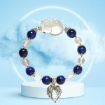 Picture of Mulany MB8059 Blue Tiger Eye With Pixiu Charm Healing Bracelet