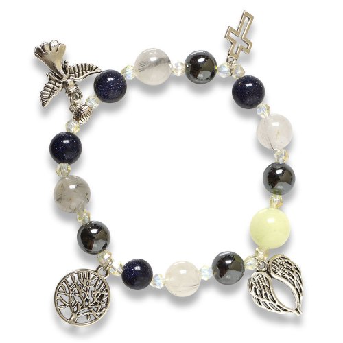Picture of Mulany MB8063 Jade Glow In The Dark Healing Bracelet