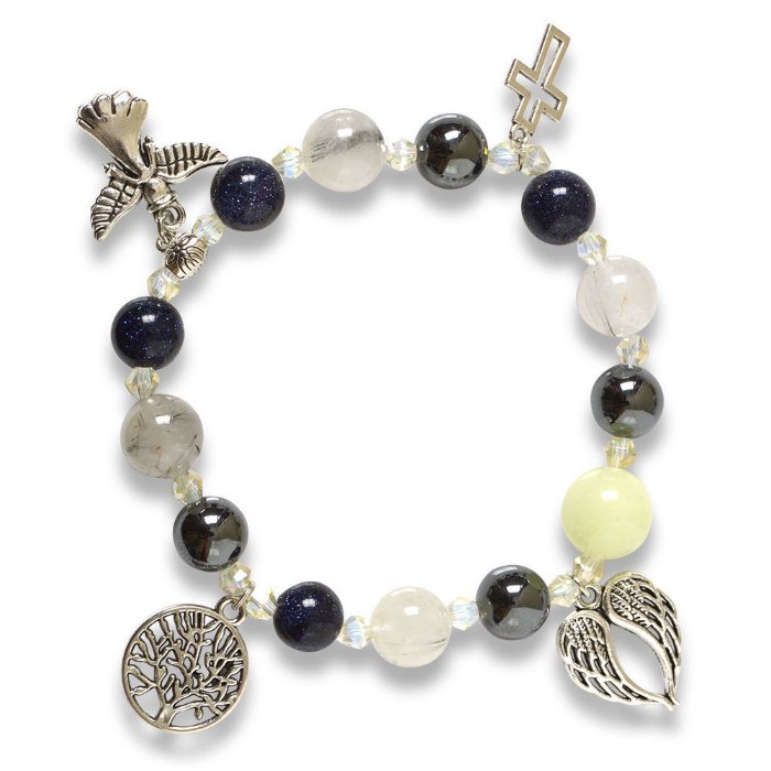 Picture of Mulany MB8063 Jade Glow In The Dark Healing Bracelet