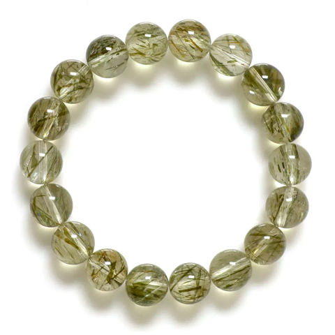 Picture of Mulany MB7003 Green Rutilated Quartz Healing Bracelet