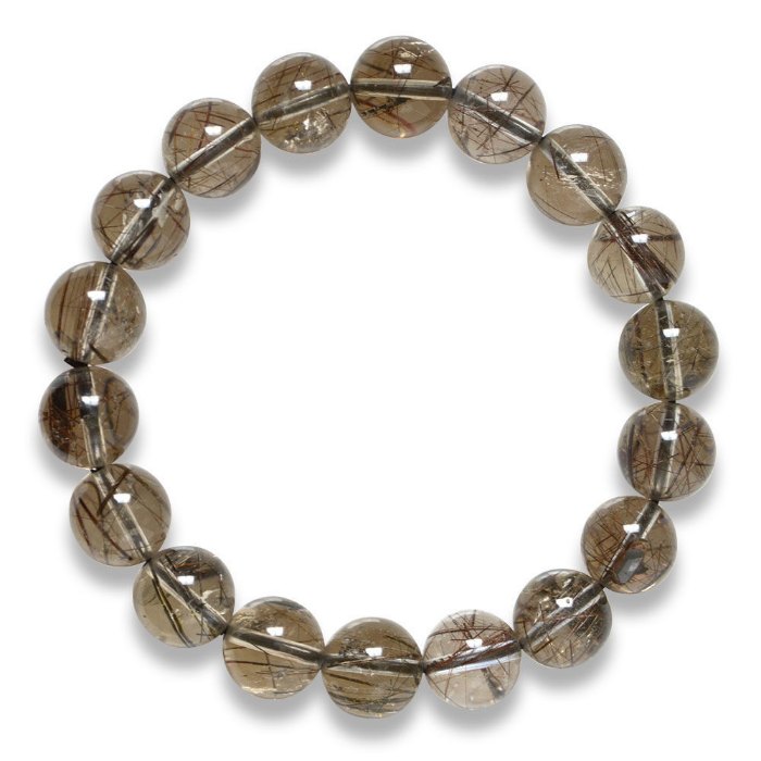 Picture of Mulany MB7005 Black Rutilated Quartz Healing Bracelet