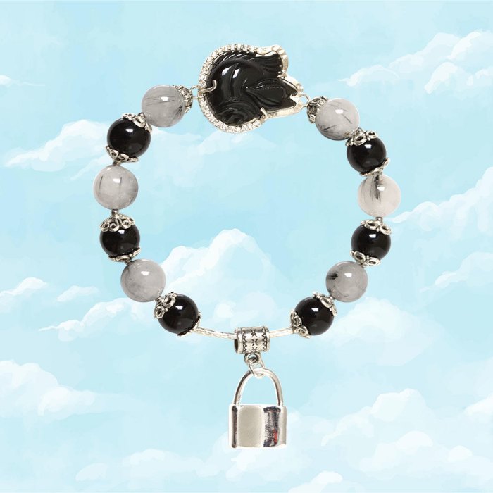 Hình ảnh Vòng Tay Mulany MB8010 Ưu Linh Thạch Và Charm Tỳ Hưu