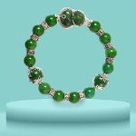 Hình ảnh Vòng Tay Mulany MB8013 Đá Ngọc Bích Với Charm Tỳ Hưu
