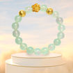 Picture of Mulany MB8014 Agate Stone Lotus Charm Healing Bracelet
