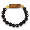 Picture of Mulany MB8029 Obsidian Stone With Dzi Charm Healing Bracelet