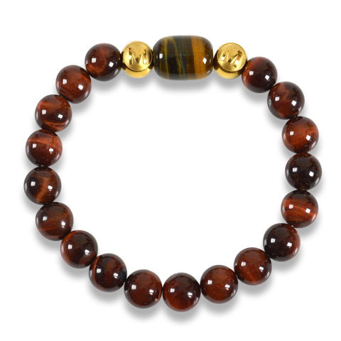 Picture of Mulany MB8033 Tiger Eye Stone Healing Bracelet