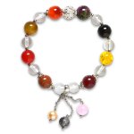 Picture of Mulany MB8056 Multicolor Stone With Beads Charm Healing Bracelet
