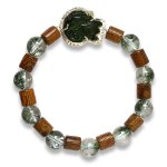 Picture of Mulany MB9001 Agarwood With Fox Charm Healing Bracelet