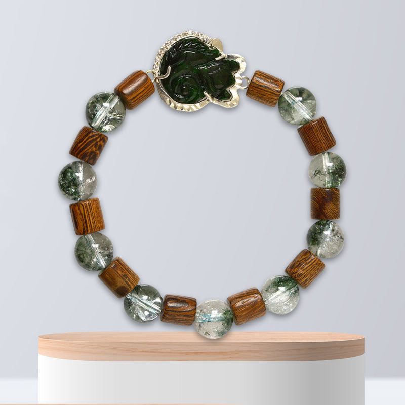 Picture of Mulany MB9001 Agarwood With Fox Charm Healing Bracelet