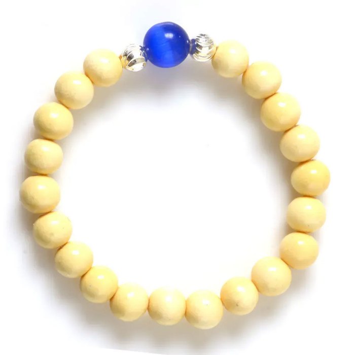 Hình ảnh Vòng Tay Phong Thủy Trẻ Em MBK8009 Dâu Tằm Với Charm Đá