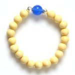 Picture of Mulany MBK8009 Mulberry & Natural Stone Kids Healing Bracelet