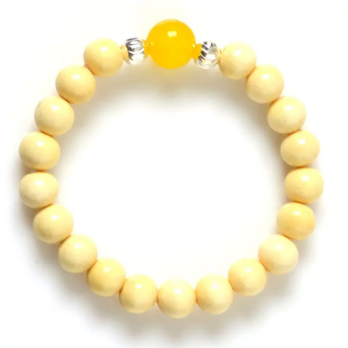 Hình ảnh Vòng Tay Phong Thủy Trẻ Em MBK8009 Dâu Tằm Với Charm Đá
