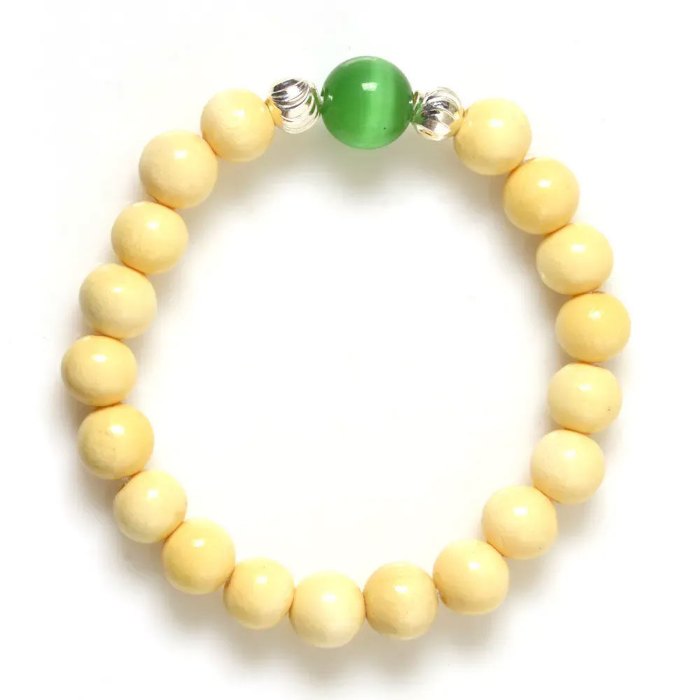 Hình ảnh Vòng Tay Phong Thủy Trẻ Em MBK8009 Dâu Tằm Với Charm Đá