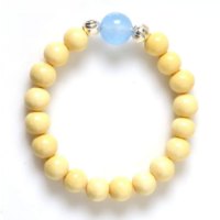 Hình ảnh Vòng Tay Phong Thủy Trẻ Em MBK8009 Dâu Tằm Với Charm Đá