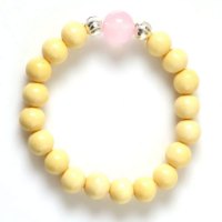 Hình ảnh Vòng Tay Phong Thủy Trẻ Em MBK8009 Dâu Tằm Với Charm Đá
