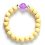 Picture of Mulany MBK8009 Mulberry & Natural Stone Kids Healing Bracelet