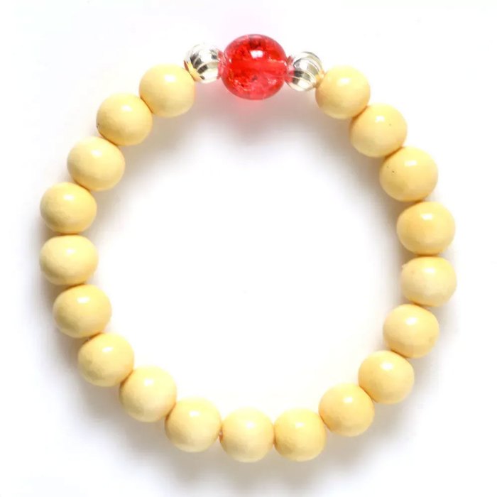 Hình ảnh Vòng Tay Phong Thủy Trẻ Em MBK8009 Dâu Tằm Với Charm Đá