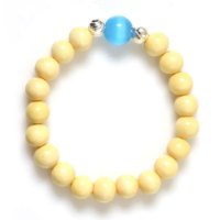 Hình ảnh Vòng Tay Phong Thủy Trẻ Em MBK8009 Dâu Tằm Với Charm Đá
